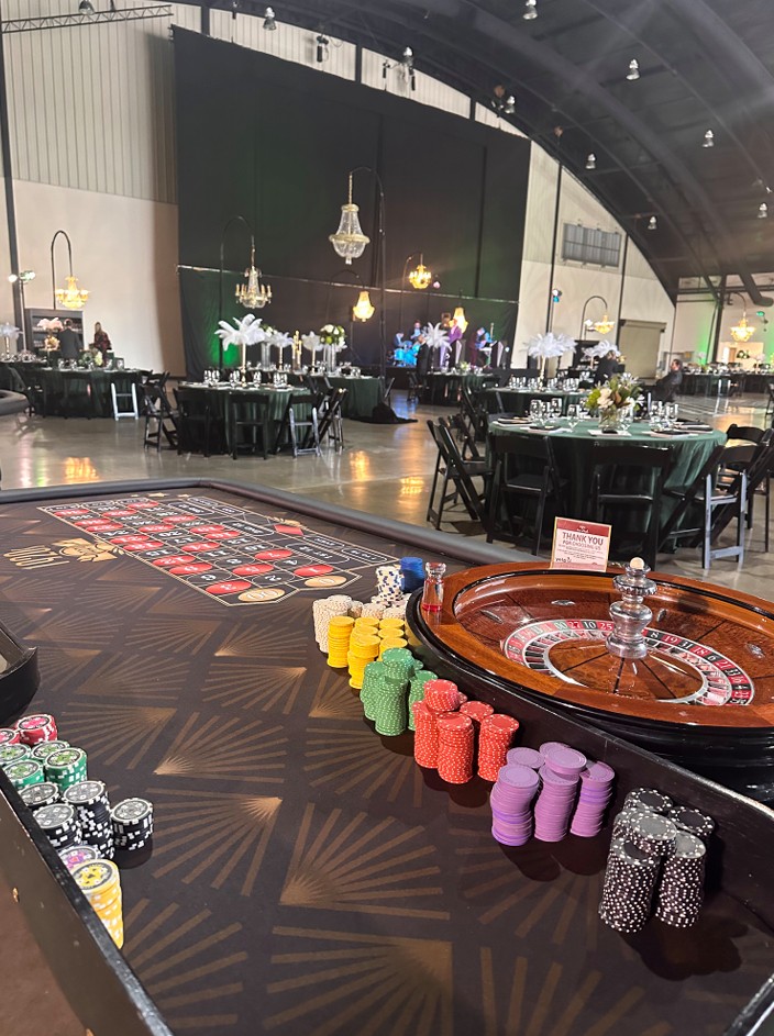 Corporate casino equipment rentals with premium tables, professional dealers, and customized setups for unforgettable business events and galas.